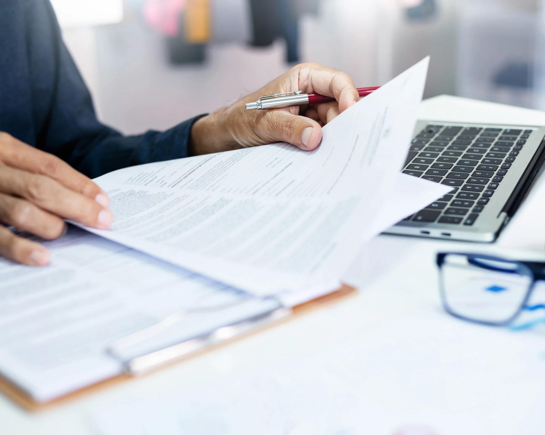 Analyzing reports at work